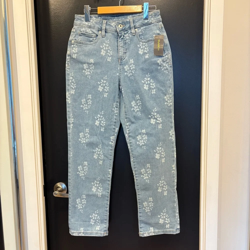 Style & Co. Floral Printed Jeans - Picture 3 of 5